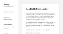 Desktop Screenshot of oakbluffsopenmarket.com